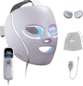 Shark CryoGlow LED Face Mask, Red Light Therapy, Under-Eye Cooling, FW312PL Red, Blue & Deep Infrared Light, Skincare Device for Fine Lines & Acne, Clinically Tested & FDA-Cleared, 4 Modes, Lilac